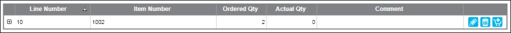 Picking Order - Line Item