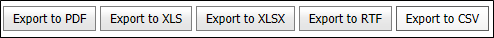 Upload Processing page - Export to a File Buttons